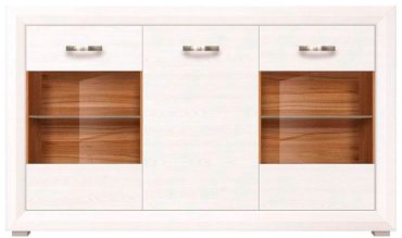 Комод Гербор Маркус Тумба REG 2W1D Джанни 151x38x91см белый купить,NaN