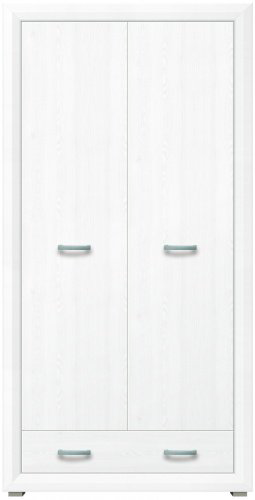 Распашной шкаф Гербор Маркус SZF 2D1S 106.5x211.5х60.5см белый купить,NaN