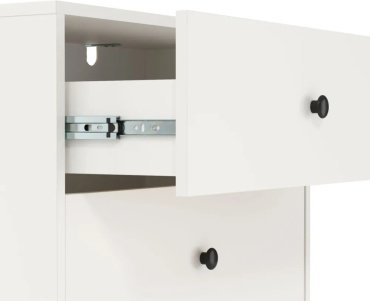 Комод Мебель Азии Норд, 103.2x35x82 см, белый купить,NaN