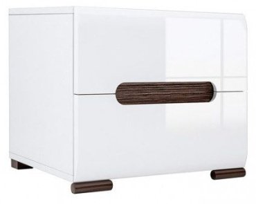Тумба Гербор Ацтека KOM2S/4/5, 50x43x41 см, белый, коричневый
