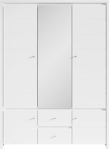 Распашной шкаф Гербор Кристина 5D2S 153.5x211х55.5см белый купить,NaN