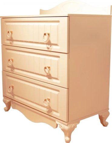 Комод Lovely Baby Lotus 47x90x107см бежевый купить,NaN