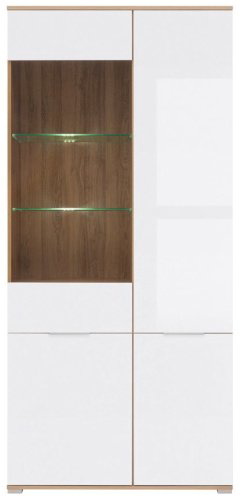 Распашной шкаф Гербор Злата REG1W3D, 90x195х41 см, коричневый купить,NaN