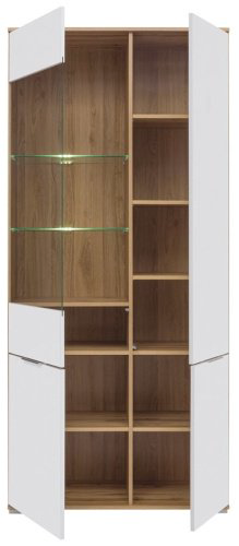 Распашной шкаф Гербор Злата REG1W3D, 90x195х41 см, коричневый купить,NaN