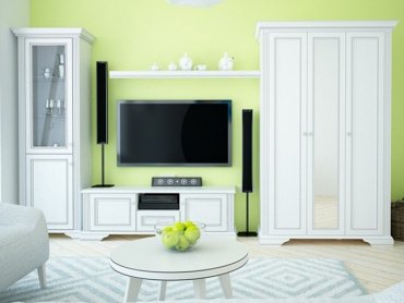 Распашной шкаф Гербор Вайт 3D2S, 176x221х63.5 см, белый - ForteMarket Распашной шкаф Гербор Вайт 3D2S, 176x221х63.5 см, белый купить,0