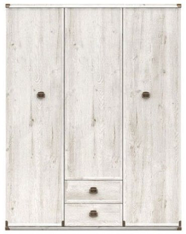 Распашной шкаф Гербор Индиана 150x195.5х57см серый купить,NaN