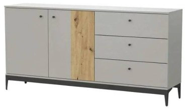 Комод НК Мебель Нордик, 175x40x87 см, серый, коричневый купить,NaN
