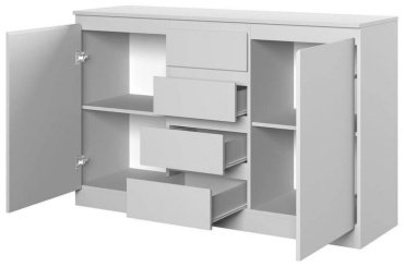 Комод НК Мебель STERN 72676241, 140.3x43.3x89.5 см, белый купить,NaN