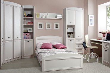 Распашной шкаф BRW Салерно SZFN2D, 97.5x220х97.5 см, белый - ForteMarket Распашной шкаф BRW Салерно SZFN2D, 97.5x220х97.5 см, белый купить,0