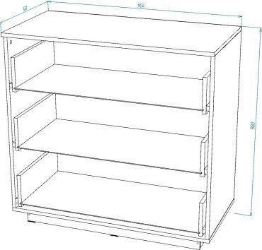 Комод Мебель Азии Алиса, 90.4x45.1x88 см, коричневый - ForteMarket Комод Мебель Азии Алиса, 90.4x45.1x88 см, коричневый купить,0