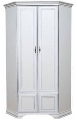 Шкаф угловой Гербор Кентаки, 97.5x216.5х97.5 см, белый купить,NaN