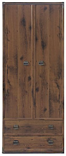 Распашной шкаф BRW ИнJSZF 2d2s, 80x195.5х57 см, коричневый купить,NaN