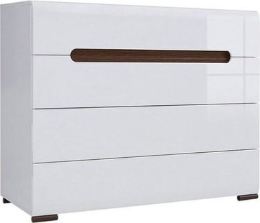 Комод Гербор Ацтека 007 KOM4S/8/11 105.5x40x84см белый купить,NaN