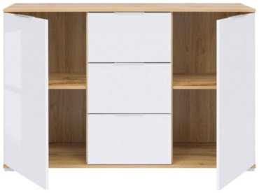 Комод Гербор Злата 232289, 135x40x86 см, белый, коричневый купить,NaN