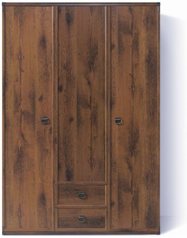 Распашной шкаф Гербор Ин021, 150x195.5х57 см, коричневый