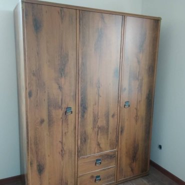 Распашной шкаф Гербор Ин021, 150x195.5х57 см, коричневый купить,0