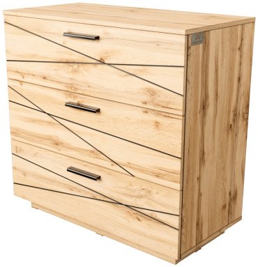 Комод Мебель Азии Алиса Лайн, 90.4x45.1x88 см, коричневый