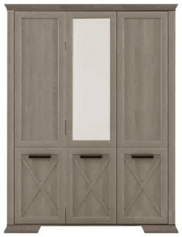 Распашной шкаф Гербор Марсель 166.5x220.5х60см серый купить,NaN