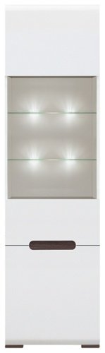 Распашной шкаф BRW Ацтека REG1W1D/21/6, 60x210х41 см, белый купить,NaN