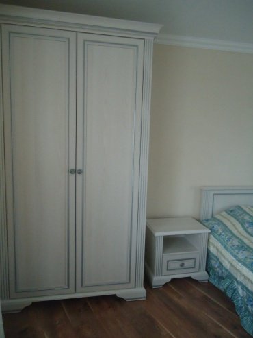 Распашной шкаф Гербор Вайт 2D, 126x221х63.5 см, белый купить,0