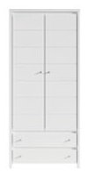 Распашной шкаф Гербор Кристина SZF 2D2S, 90x200.5х55.5 см, белый купить,NaN