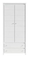 Распашной шкаф Гербор Кристина SZF 2D2S, 90x200.5х55.5 см, белый купить,NaN