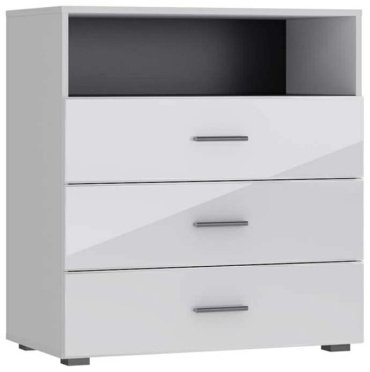 Комод Любимый дом GLOSS , 80x45x86, ЛДСП, МДФ, белый купить,NaN