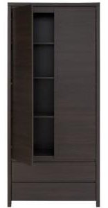 Распашной шкаф Гербор аспиан, 90x200х40 см, коричневый купить,NaN