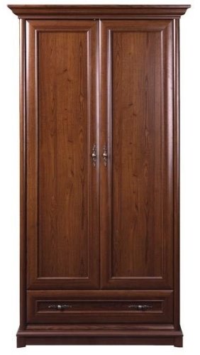 Распашной шкаф Гербор Соната-33 2D1S, 110x225х65.5 см, коричневый