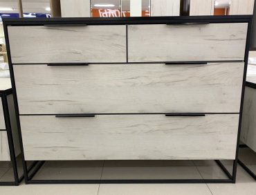 Комод Квант Норд 90x45x119см белый купить,NaN