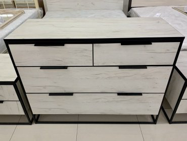 Комод Квант Норд 90x45x119см белый купить,NaN