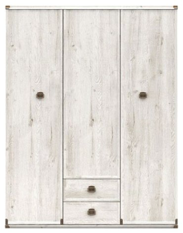 Распашной шкаф Гербор Ин021, 150x195.5х57 см, белый купить,NaN