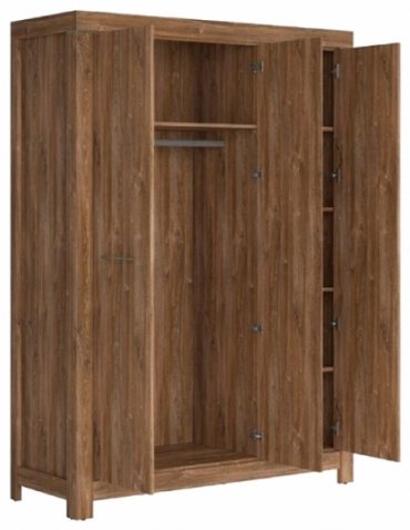 Распашной шкаф BRW Герман SZF2D1L/22/17, 167x220х56 см, коричневый - ForteMarket Распашной шкаф BRW Герман SZF2D1L/22/17, 167x220х56 см, коричневый купить,NaN