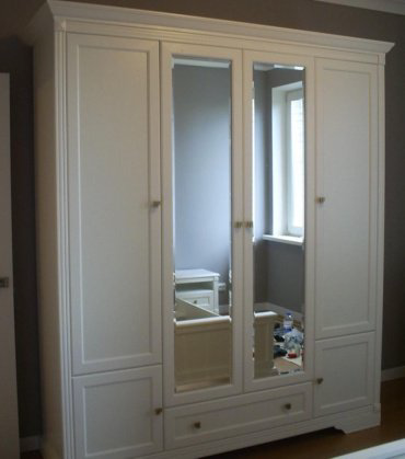 Распашной шкаф Гербор Клео 4Д 198x225х62см белый купить,NaN