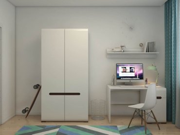 Распашной шкаф Гербор Ацтека 017 105x210х60см белый купить,NaN