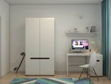 Распашной шкаф Гербор Ацтека 017 105x210х60см белый купить,NaN