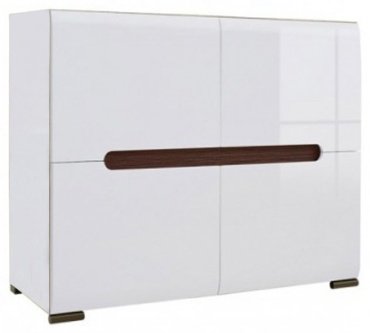 Комод BRW 105x41x84 см, ЛДСП, Ацтека REG4D-8-11