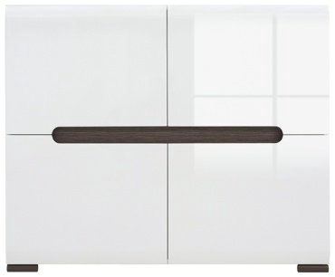 Комод BRW Ацтека REG4D-8-11 105x41x84см белый купить,NaN
