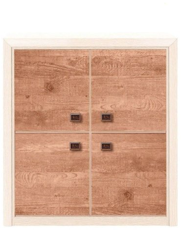 Комод BRW Коен II KOM4D Каньон 150x40x93.5см коричневый купить,NaN