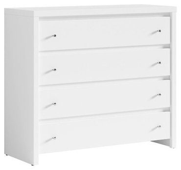 Комод Гербор Кристина KOM4S 105x40.5x92см белый купить,NaN