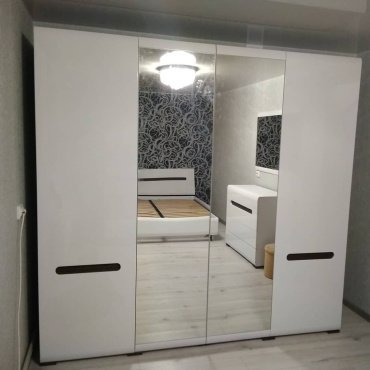 Распашной шкаф Dominika Ацтека 019, 220x210х60 см, белый купить,NaN