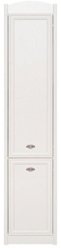 Шкаф-пенал Dominika Салерно REG2DLP, 47x220х39 см, белый