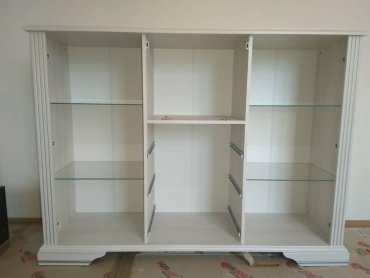 Комод Гербор 161x45x119.5 см, ЛДСП, Вайт 009-2 - ForteMarket Комод Гербор 161x45x119.5 см, ЛДСП, Вайт 009-2 купить,0