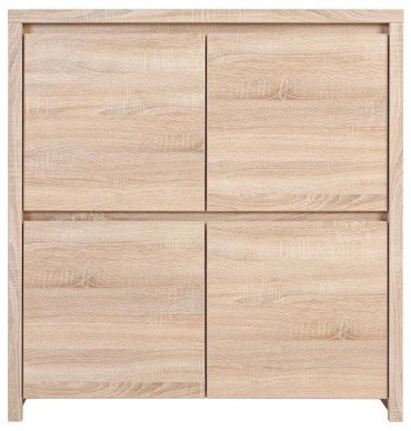 BRW Каспиан 013 КОМ 4D, 105x41x113 см, коричневый