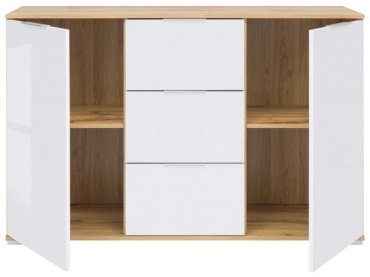 Комод Гербор Злата 006 KOM2D3S Дуб тахо белый - ForteMarket Комод Гербор Злата 006 KOM2D3S Дуб тахо белый купить,0