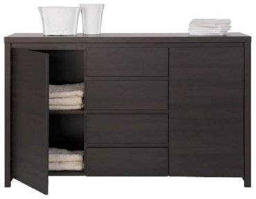 Комод Гербор Каспиан, 143.5x40.5x92 см, коричневый купить,NaN