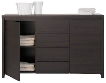 Комод Гербор Каспиан, 143.5x40.5x92 см, коричневый купить,NaN