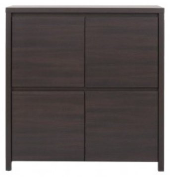 Комод BRW Каспиан 013 КОМ 4D, 105x40.5x112.5 см, черный купить,NaN