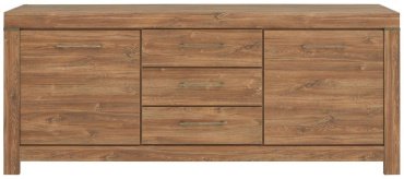 Комод BRW 200x45x85 см, ЛДСП, Герман KOM2D3S/9/20 Стирлинг