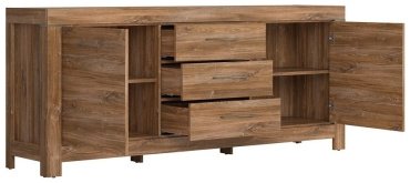 Комод BRW 200x45x85 см, ЛДСП, Герман KOM2D3S/9/20 Стирлинг купить,0